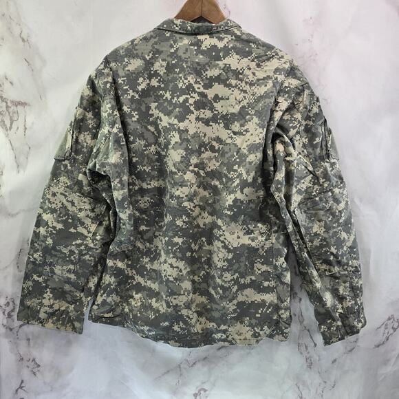 Military Jacket Mens Large Reg Digital Camo Desert Top Shirt Air Force Army 7714 - Picture 5 of 10